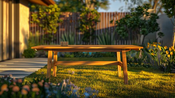 Durabilité et style : choisissez votre table de jardin en bois de teck