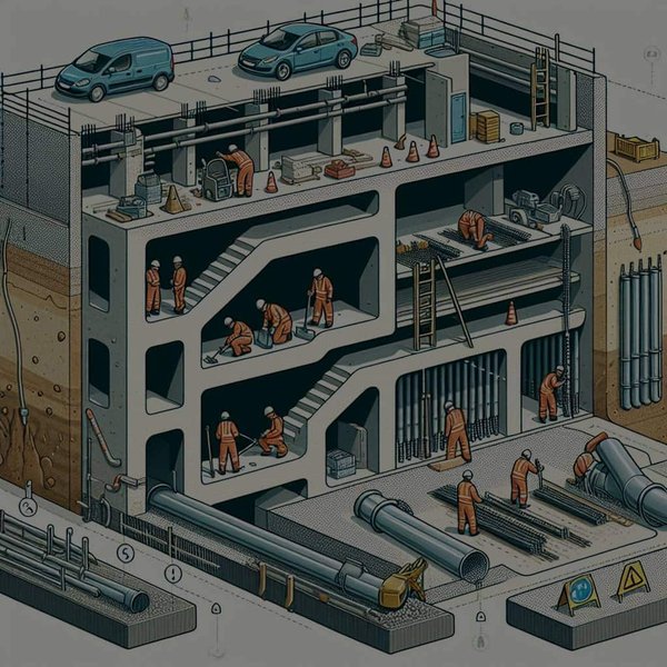 Quelles sont les meilleures techniques pour la construction d'un garage souterrain ?
