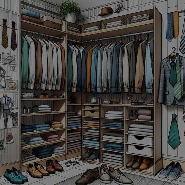 Comment concevoir un dressing ouvert robuste et design pour un budget limité?