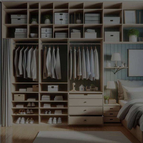 Comment concevoir un dressing modulaire dans une chambre avec espace limité ?
