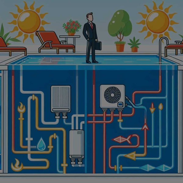 Quelle est la différence entre les systèmes de chauffage à pompe à chaleur et les chauffages solaires pour piscine ?